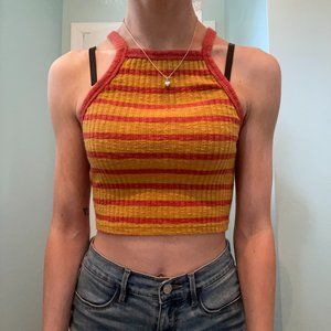 Forever 21 Rib-Knit Halter Tank Top